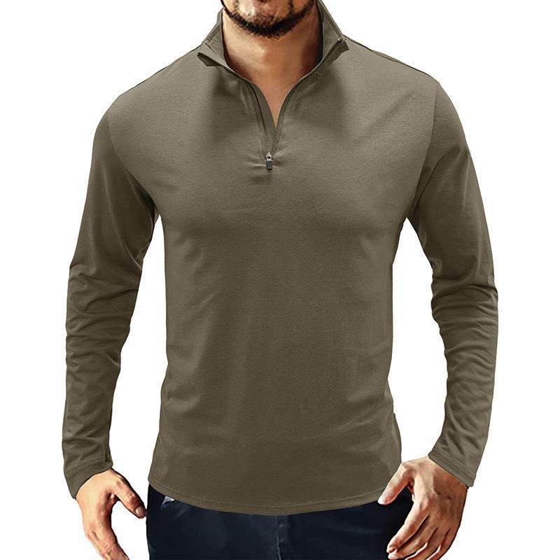 Herren Stehkragen Pullover Aliams