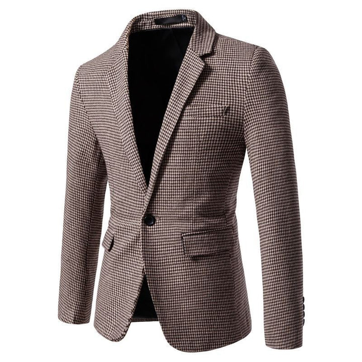 Herren eleganter Blazer im Karomuster Aliams