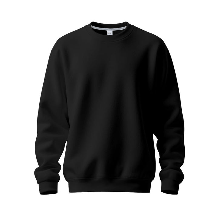 Herren klassischer Sweatshirt mit Rundhalsausschnitt und bequemer Passform Aliams