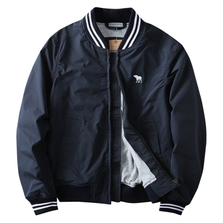 Herren Sportliche Bomberjacke mit praktischen Taschen und elastischen Bündchen Aliams