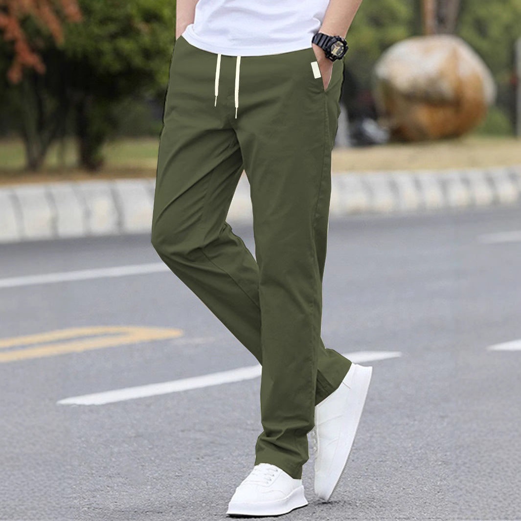 Herren Freizeit-Hose mit verstellbarem Bund und atmungsaktivem Material Aliams