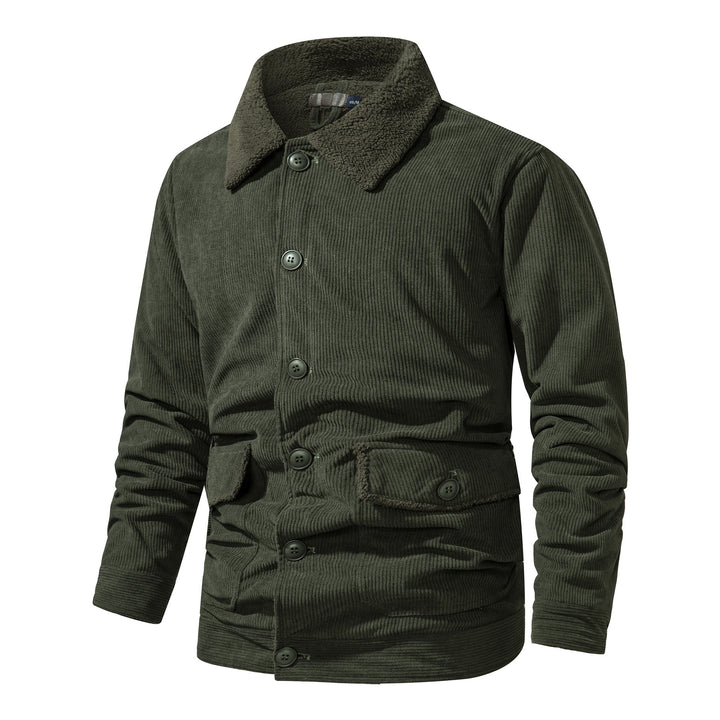 Herren Cord-Jacke mit bequemem Teddyfutter Aliams