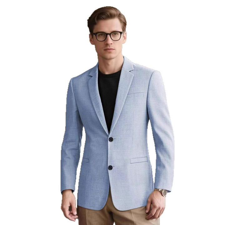 Herren eleganter struktureller Blazer mit modernen Akzenten Aliams
