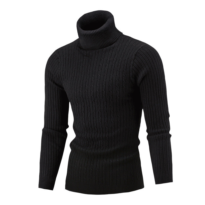 Herren Hochwertiger Rollkragenpullover aus Baumwollmischung Aliams