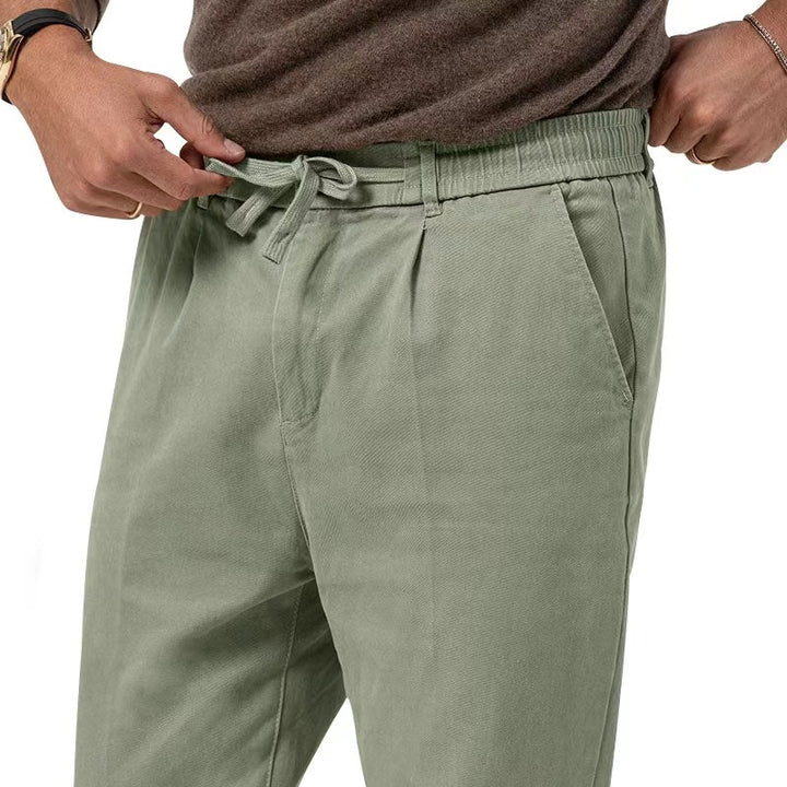 Herren Bequeme Freizeithosen mit elastischem Bund Aliams