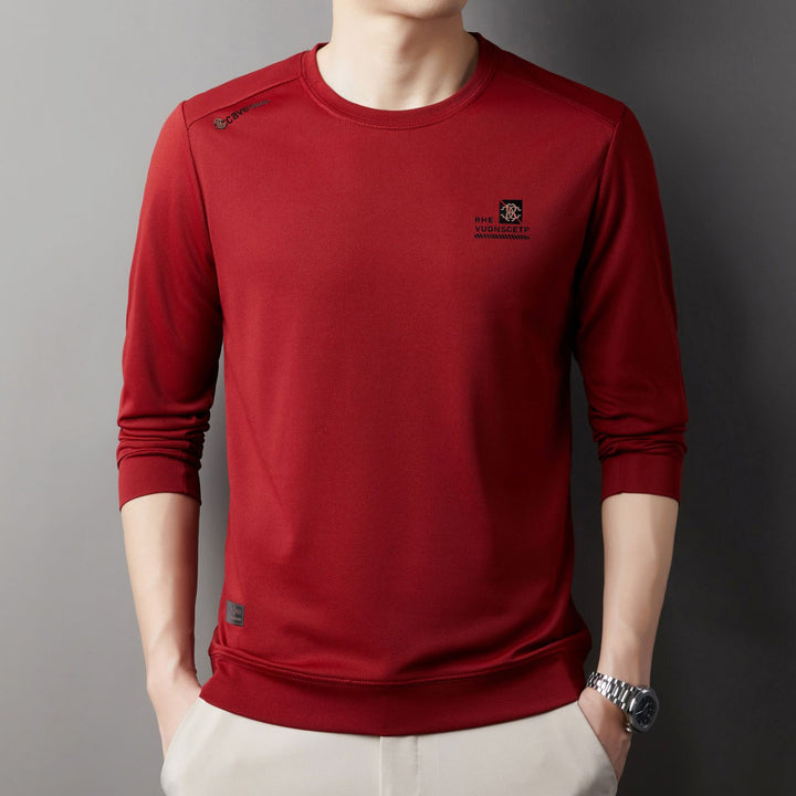 Herren funktionales Langarmshirt mit atmungsaktiver Struktur und innovativen Eigenschaften Aliams