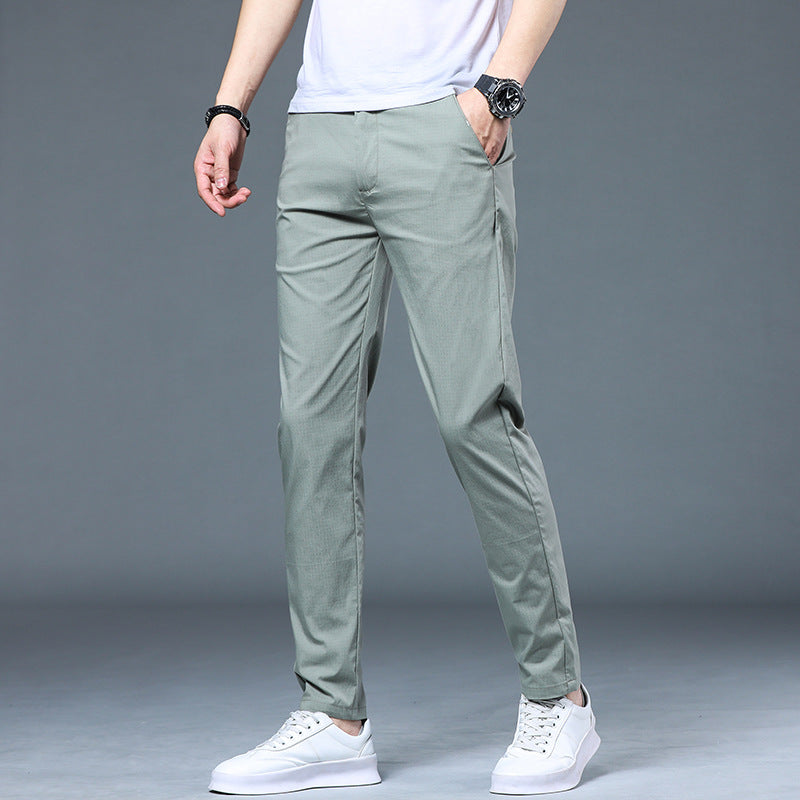 Herren bequeme Chino-Hosen mit leichtem Stretch-Material Aliams