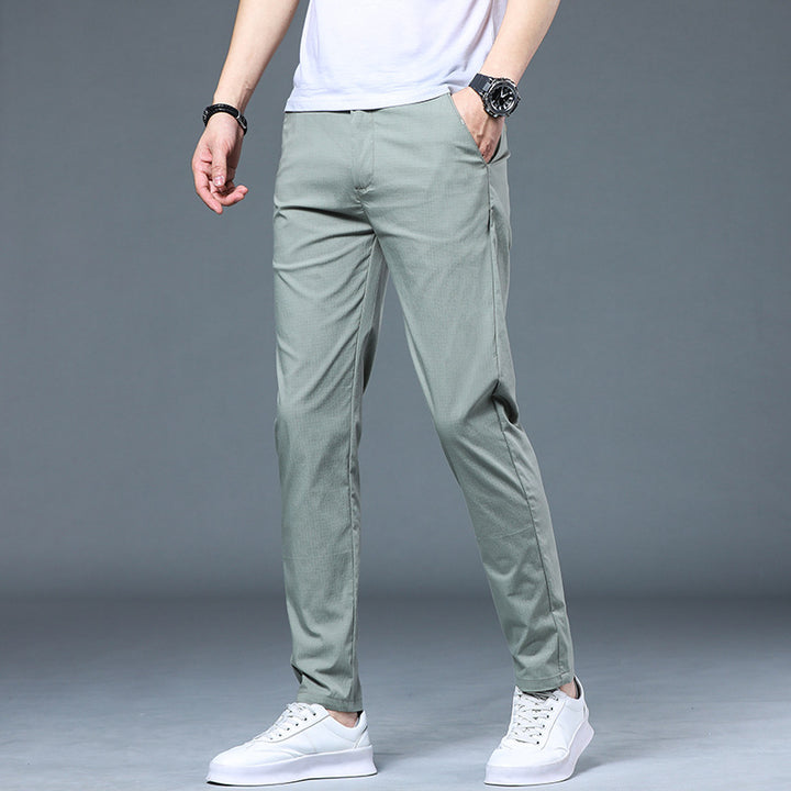 Herren bequeme Chino-Hosen mit leichtem Stretch-Material Aliams