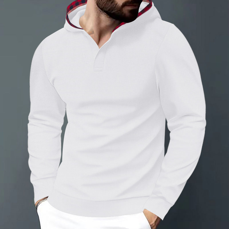 Herren Kapuzensweater mit strukturiertem Design und komfortablem Schnitt Aliams