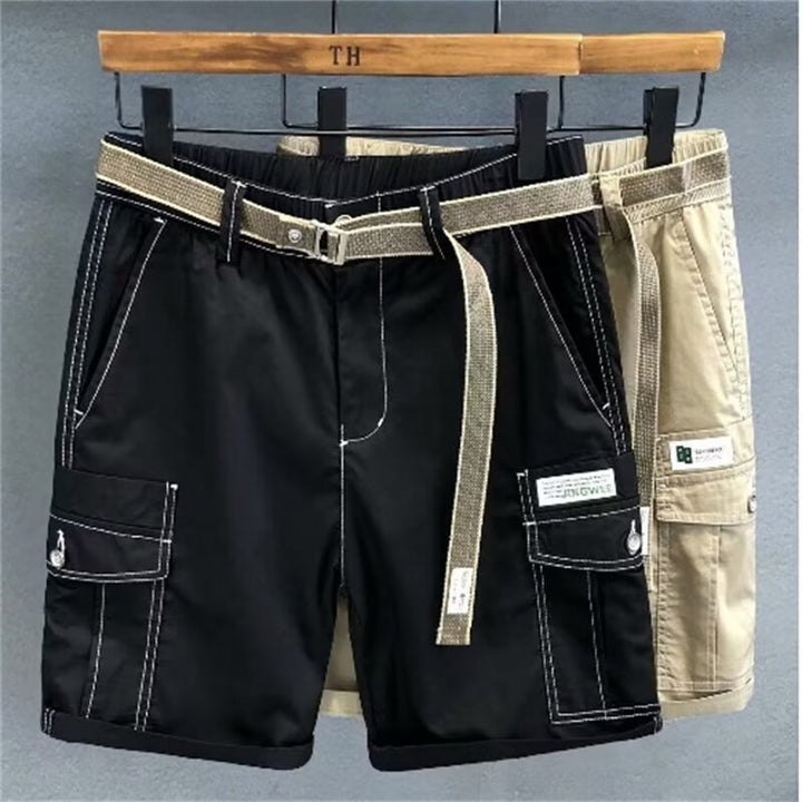 Herren Cargo-Shorts mit praktischen Seitentaschen und verstellbarem Bund Aliams