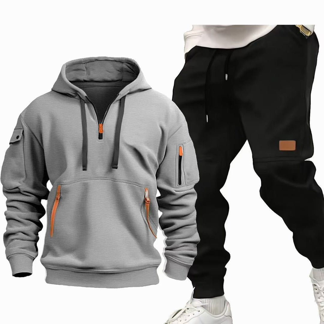 Herren Funktions-Hoodie und Jogginghose Set Aliams