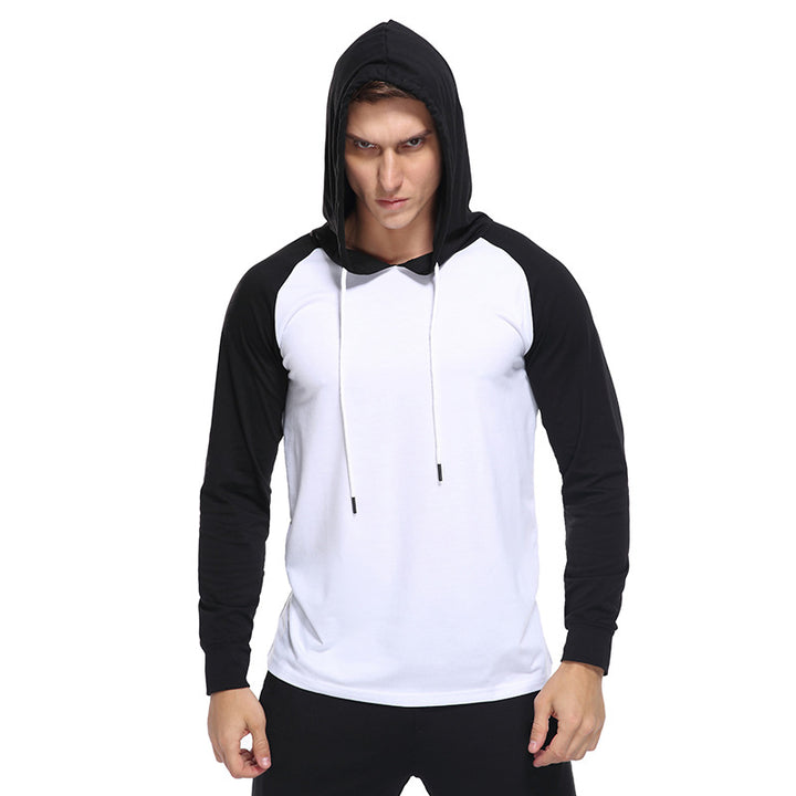 Herren Kapuzenpullover mit kontrastierenden Ärmeln Aliams