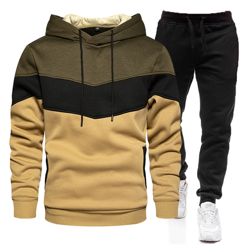 Herren Sportliches Hoodie- und Jogginghose-Set Aliams