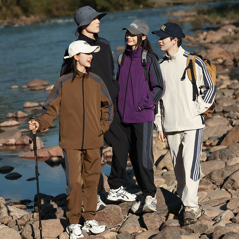 Herren Sportanzug mit hohem Kragen und atmungsaktiven Einsätzen Aliams