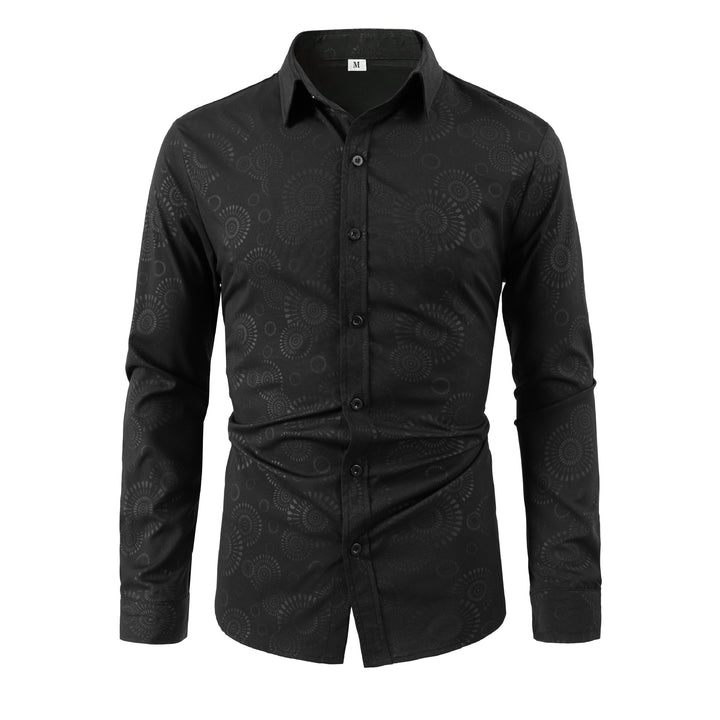 Herren Hemd mit feinem Musterdruck Aliams