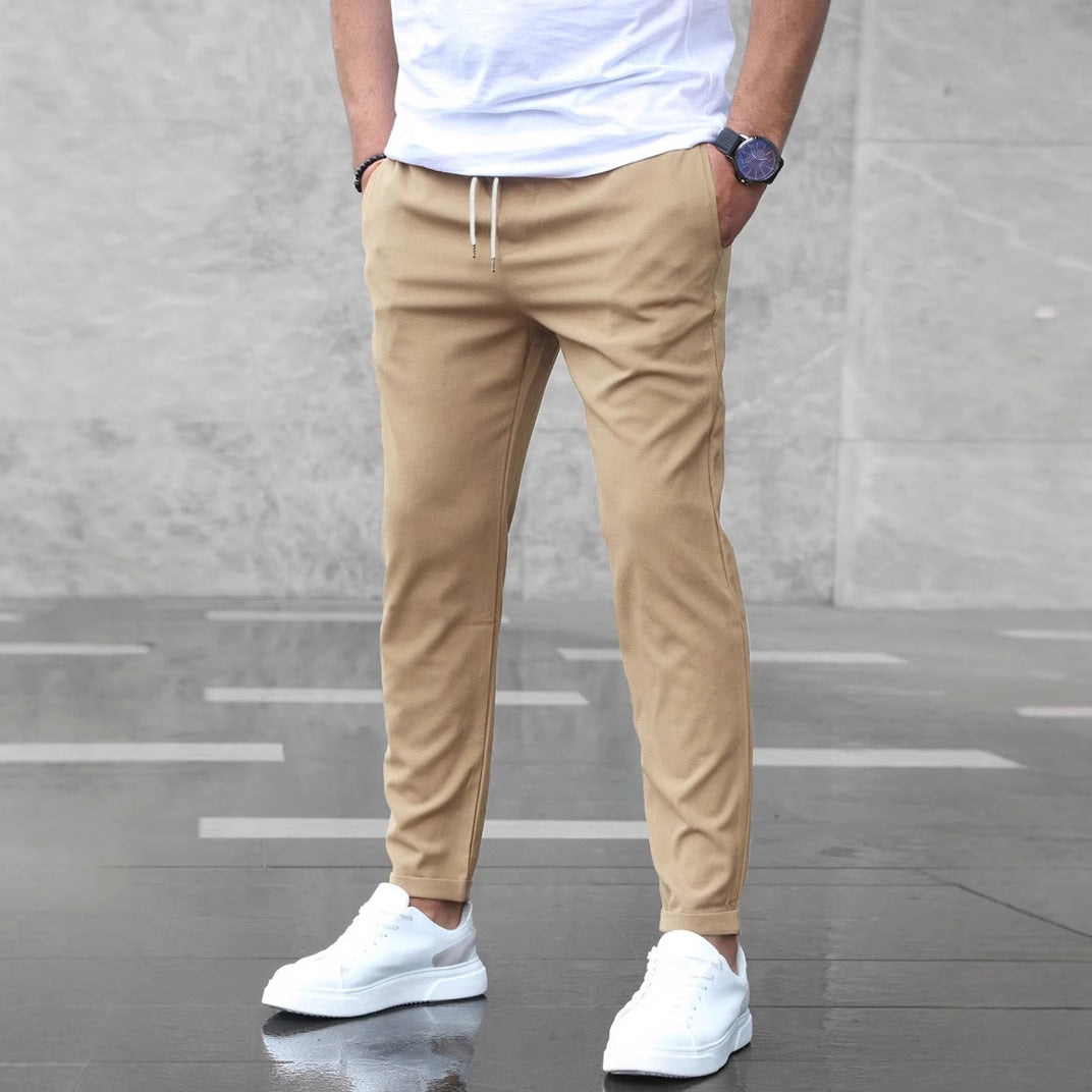 Herren elegante Chino-Hosen Aliams