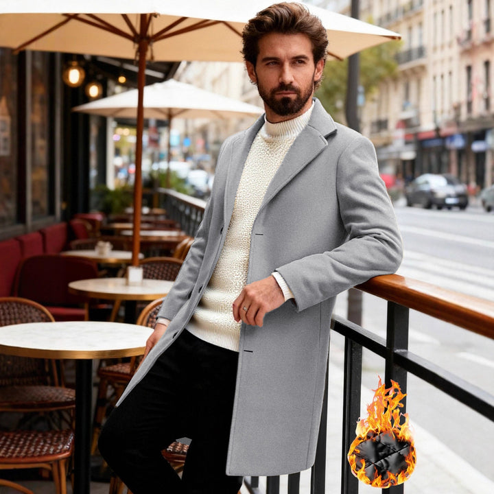 Herren eleganter, klassischer Übergangsblazer Aliams