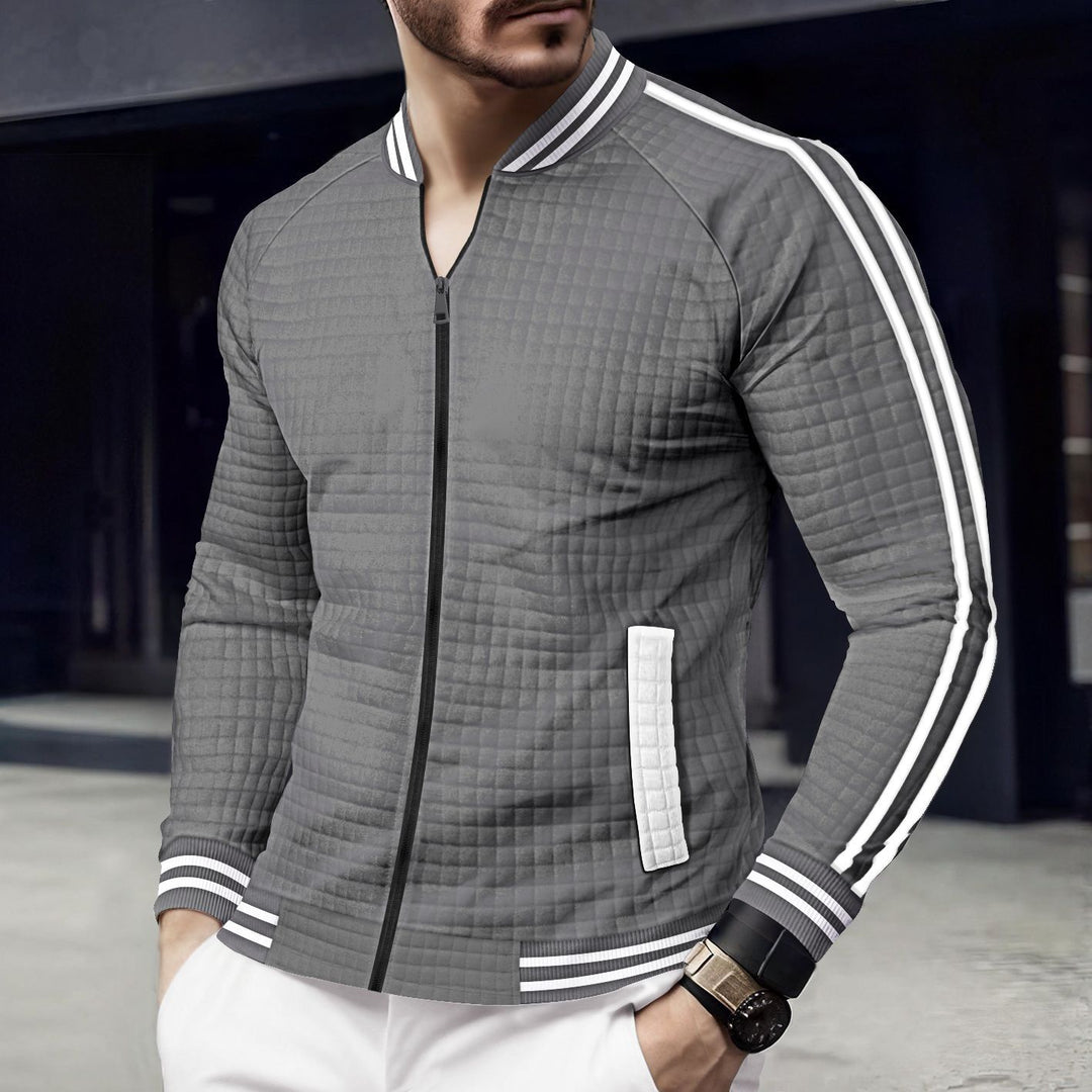 Herren sportliche Steppjacke mit modernem Schnitt und praktischen Reißverschlusstaschen Aliams