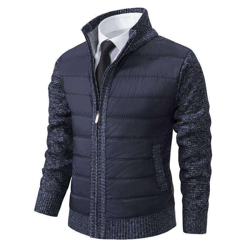 Herren sportive Kapuzenjacke mit strukturiertem Material und eleganten Details Aliams