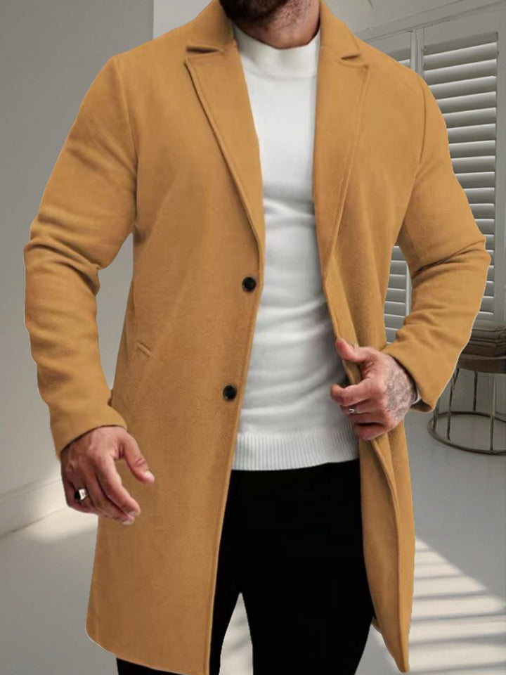 Herren eleganter Wollmantel Aliams