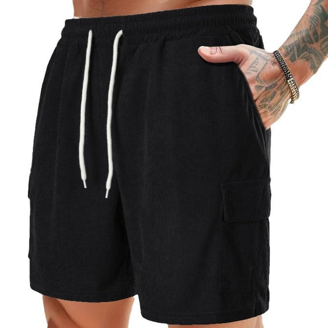 Herren Freizeithose mit praktischen Seitentaschen und elastischem Bund Aliams