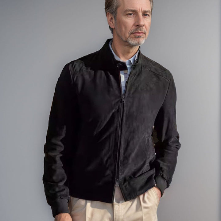 Herren Elegante und lässige Wildlederjacke Aliams