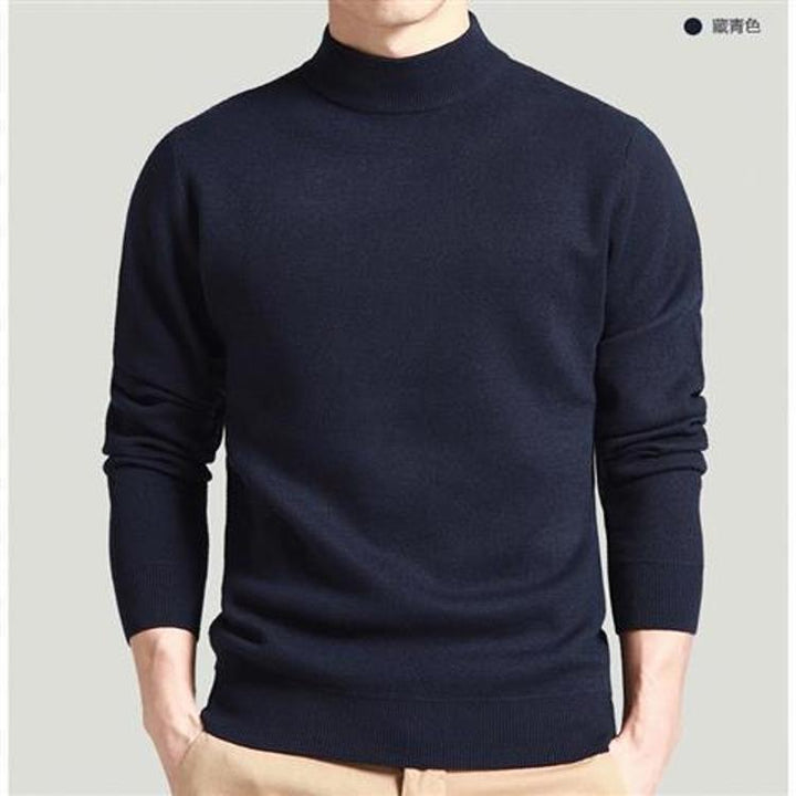 Herren Hochwertiger Rollkragenpullover Aliams