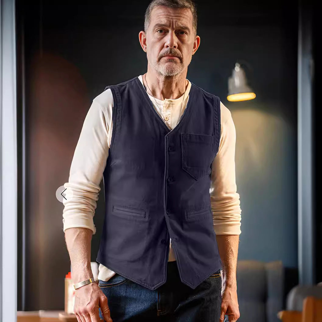 Herren praktische und stilvolle Weste Aliams