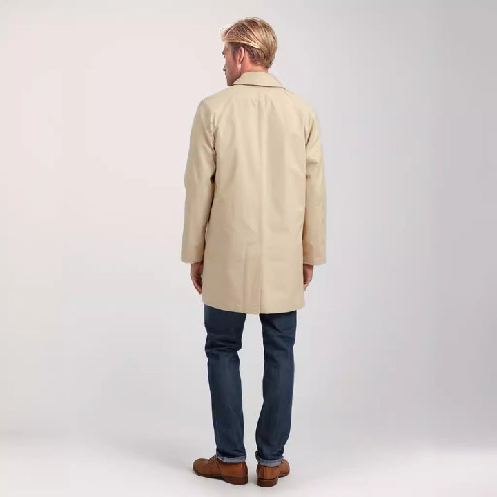 Herren wetterfeste Übergangsjacke mit praktischen Taschen Aliams