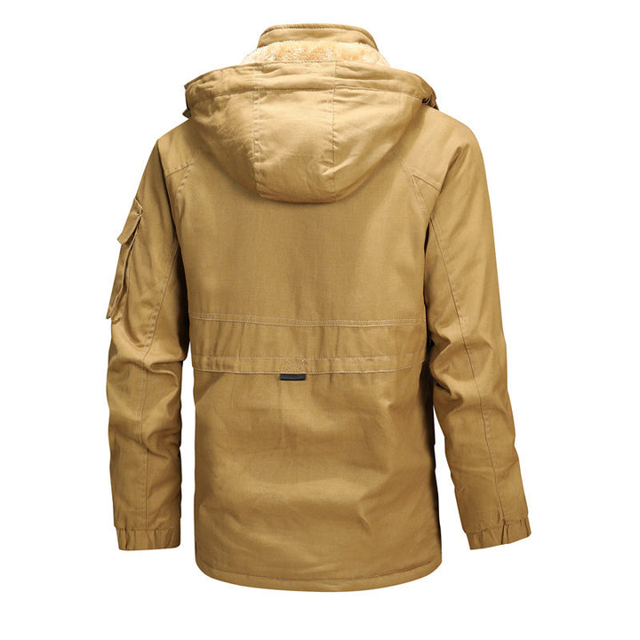 Herren Winterjacke mit abnehmbarer Kapuze Aliams