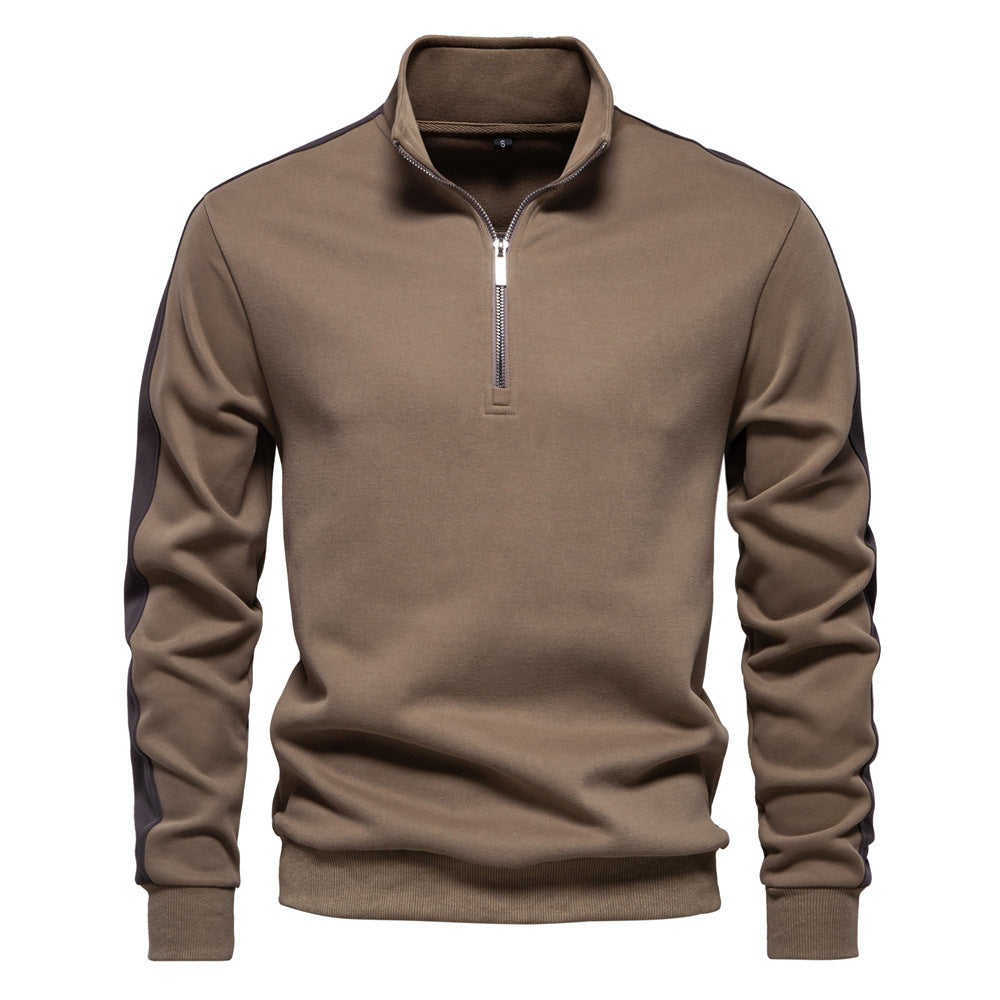 Herren Sportpullover mit Stehkragen Aliams