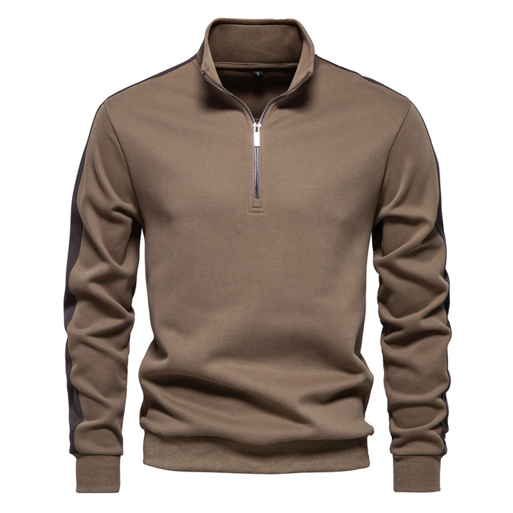 Herren Sportpullover mit Stehkragen Aliams