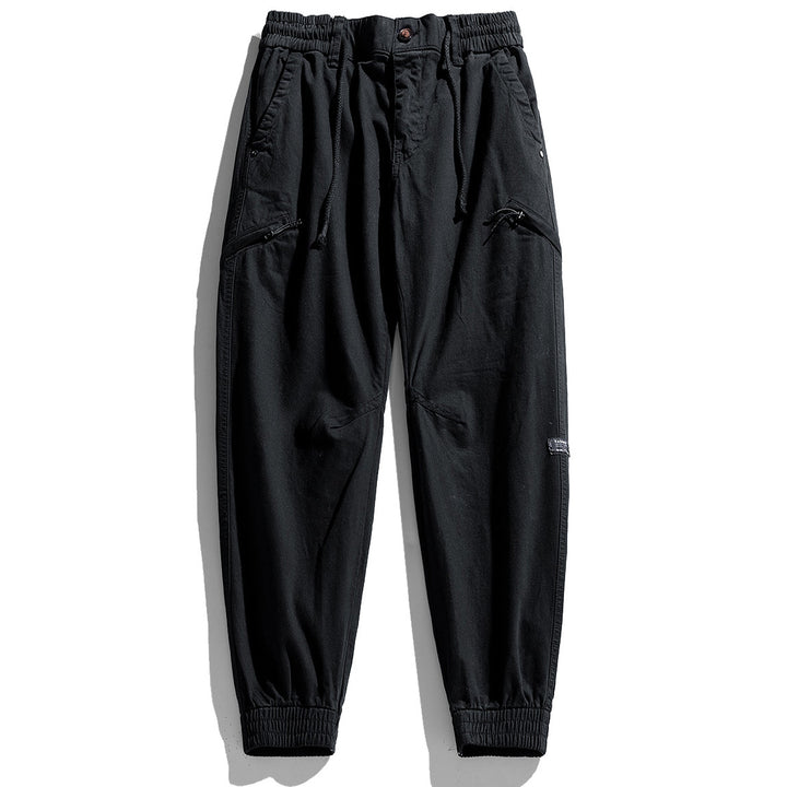 Herren Cargo-Hose mit elastischem Bund und praktischen Mehrzwecktaschen Aliams