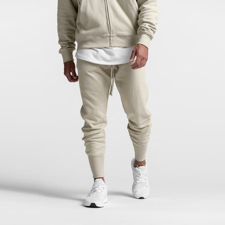 Herren bequeme Slim-Fit Sporthose mit Bündchen Aliams