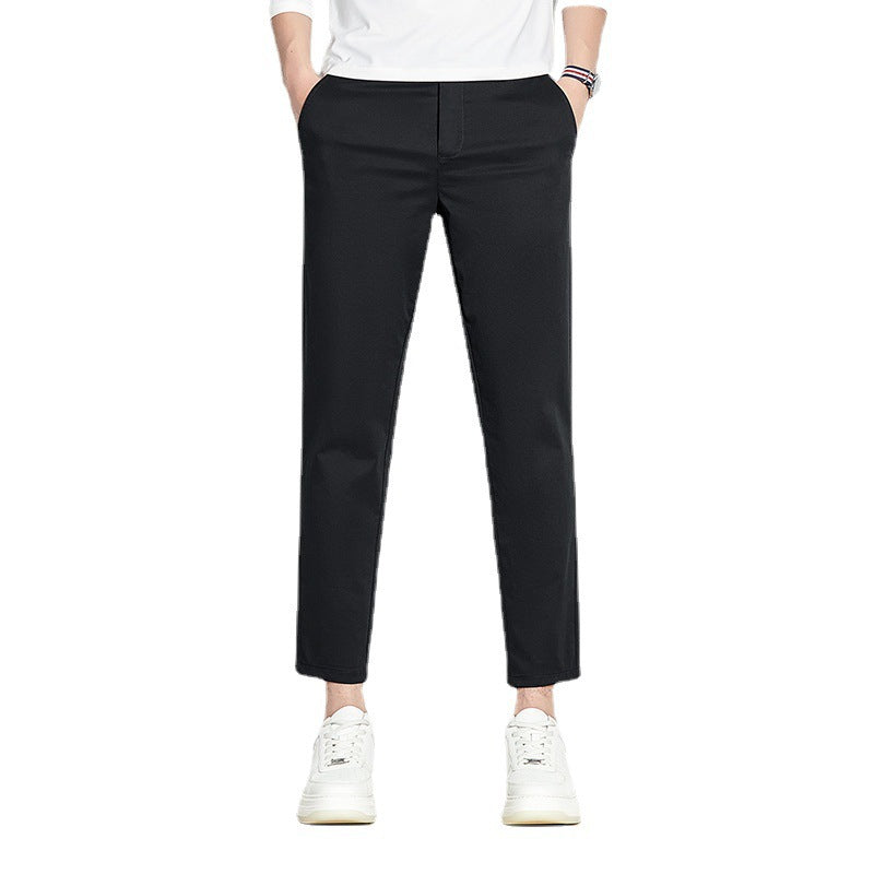 Herren Chinohose mit schmalem Schnitt und elastischem Bund Aliams