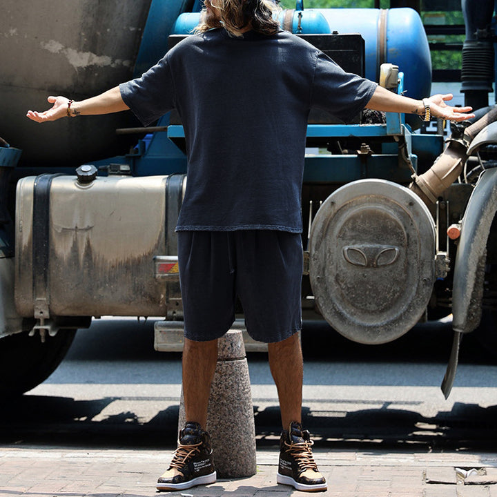 Herren entspannendes Freizeit-Set aus hochwertigem Baumwollmix Aliams