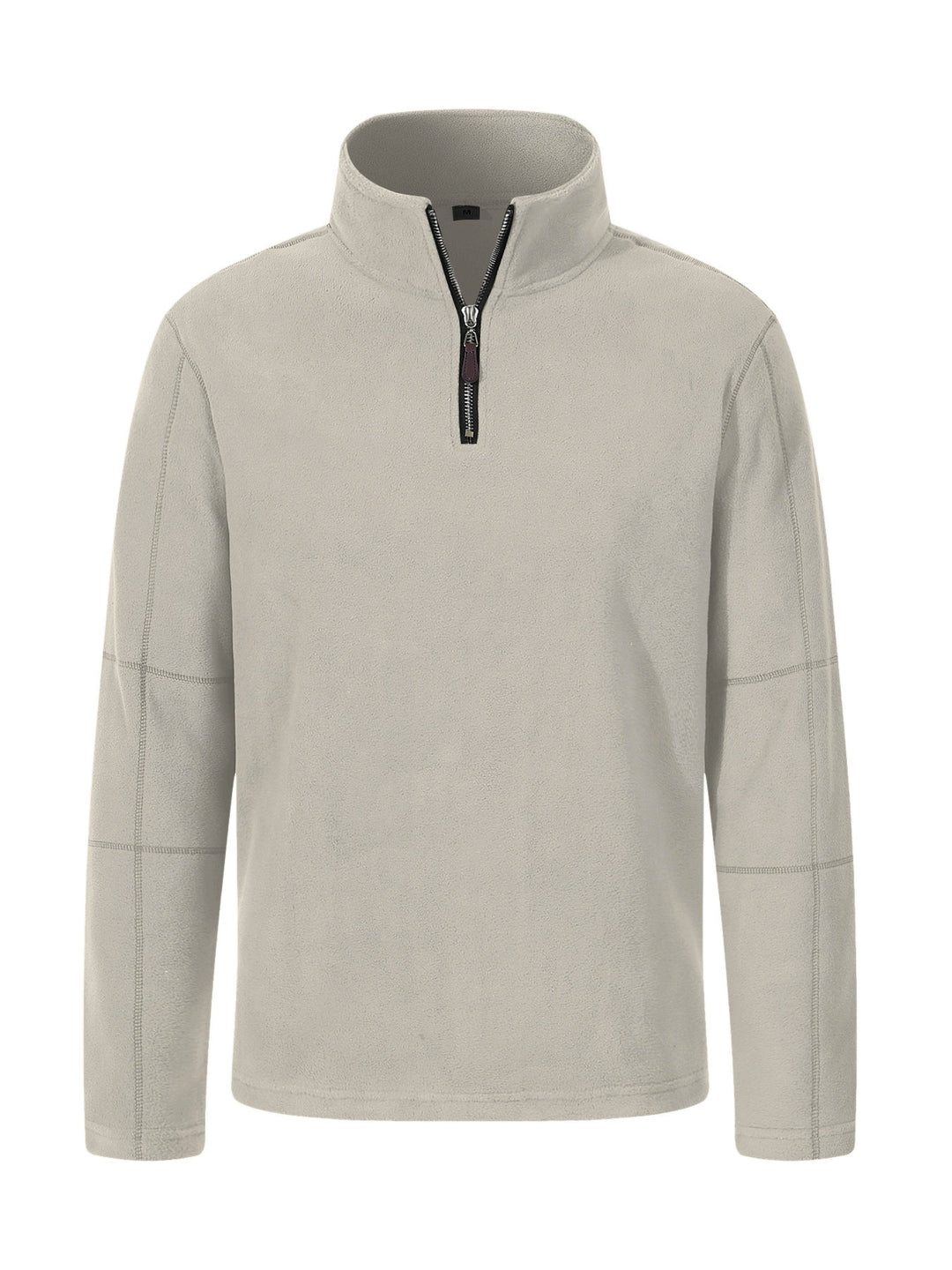 Herren Fleecejacke mit hohem Kragen und praktischem Reißverschluss Aliams