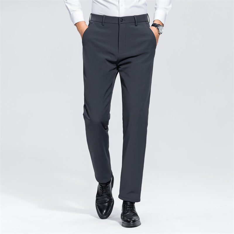 Herren Business-Hosen mit elastischem Bund und modischem Schnitt Aliams