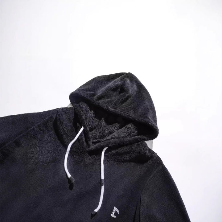 Herren Kapuzenpullover aus weichem Fleece mit Kängurutasche Aliams