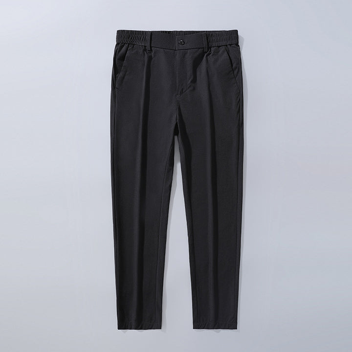 Herren bequeme Business-Hose mit elastischem Bund Aliams