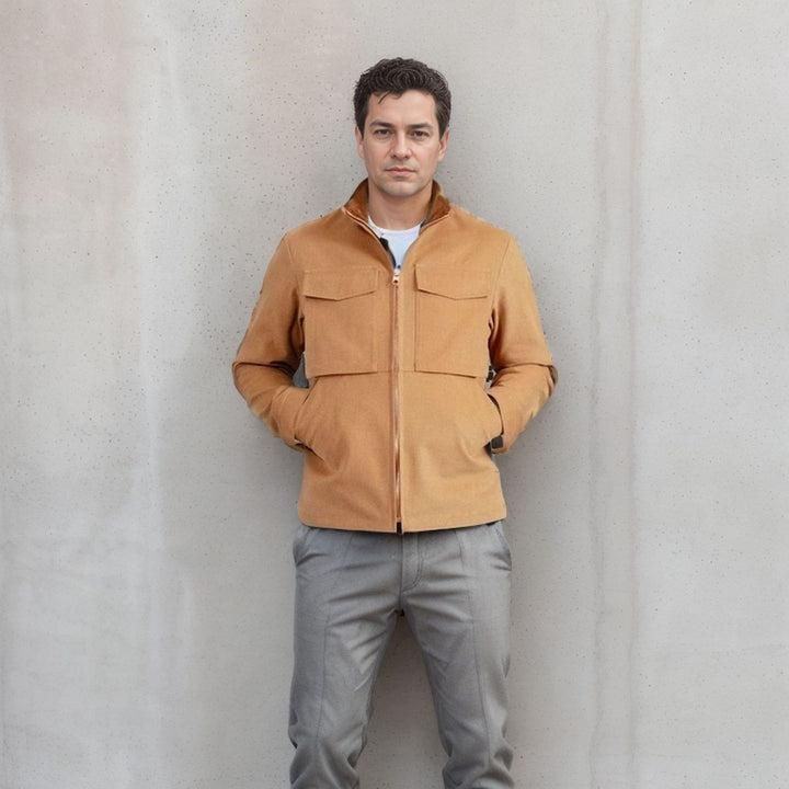 Herren Utility-Jacke mit praktischen Taschen und modernem Design Aliams