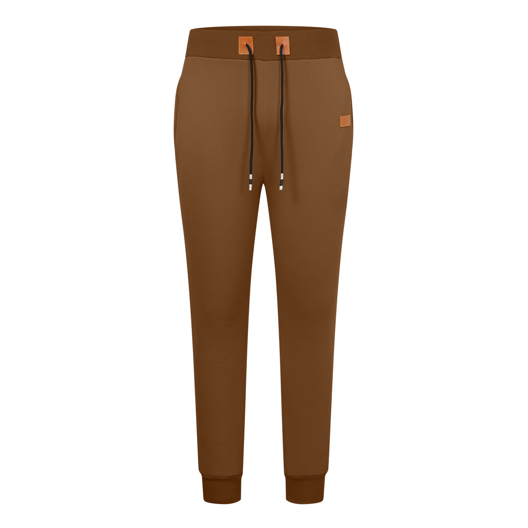 Herren Komfortable Jogginghose mit verstellbarem Bund und seitlichen Reißverschlusstaschen Aliams