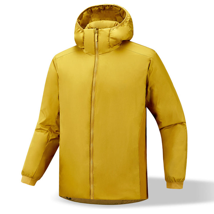 Herren isolierte Funktionsjacke mit ergonomischem Schnitt und vielseitiger Kapuze Aliams