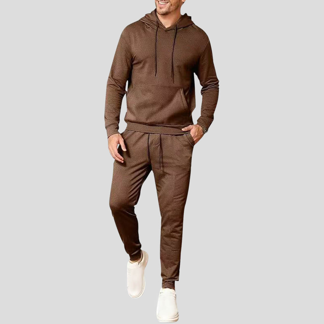 Herren sportliches Hoodie und Jogginghose Set mit atmungsaktiven Materialien Aliams
