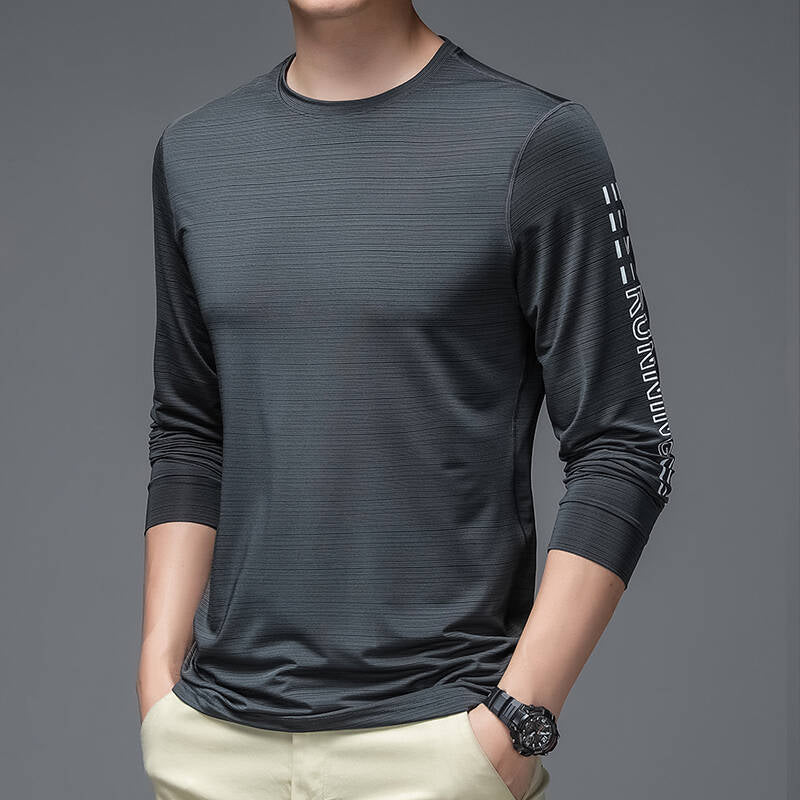 Herren Sportliches Funktionsshirt mit innovativer Textur Aliams