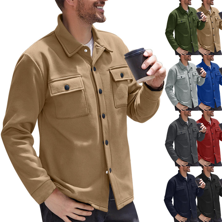 Herren Freizeithemd mit verschließbaren Brusttaschen Aliams