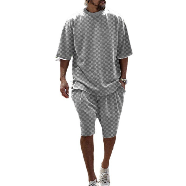 Herren sportliches Kurzarmset aus atmungsaktivem Material Aliams