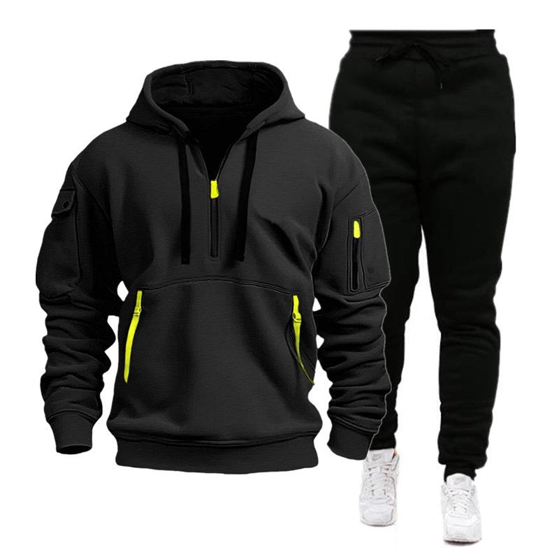 Herren sportliches Hoodie- und Jogginghosen-Set Aliams