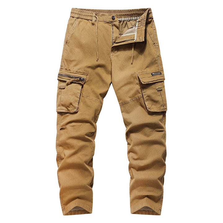 Herren Cargo-Hose mit multifunktionalen Taschen und elastischem Bund Aliams
