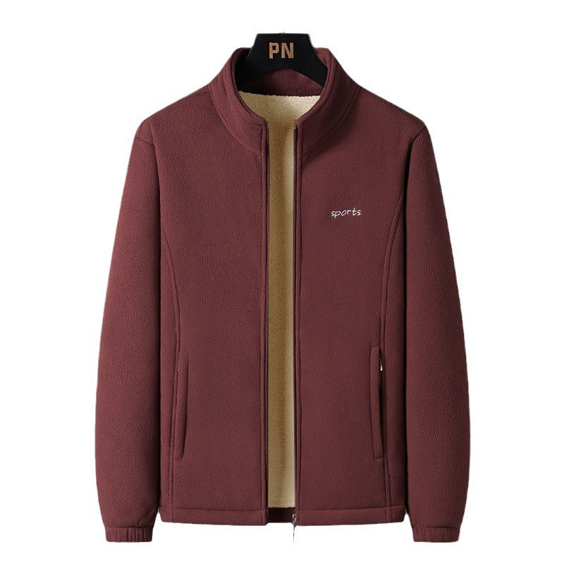 Herren Fleecejacke mit kuscheligem Innenfutter Aliams